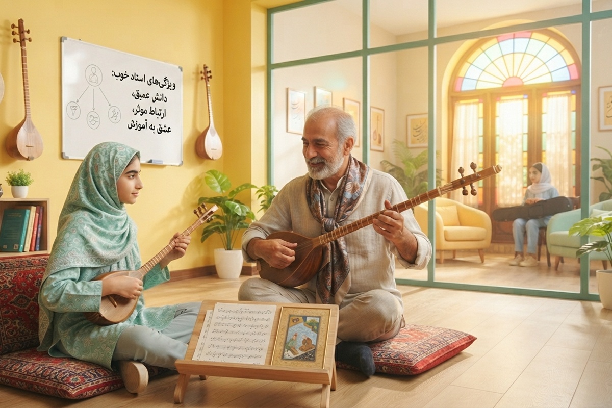 استاد موسیقی خوب چه ویژگی‌هایی دارد؟ راهنمای انتخاب مدرس موسیقی